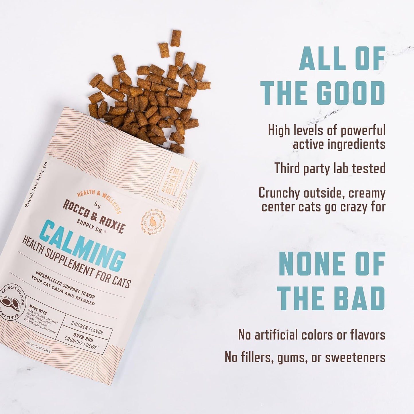 Calm Kitty™ Cat Treats for Stress Relief